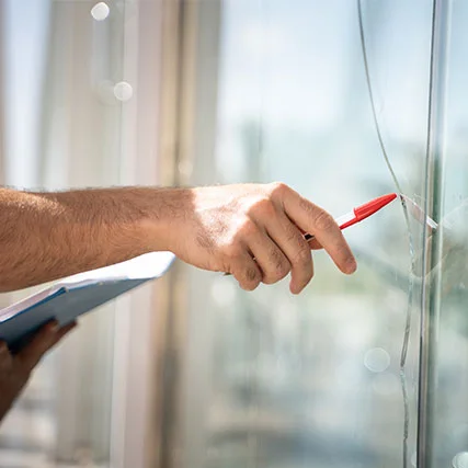 broken glass repair in Midway, FL